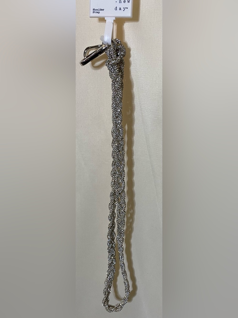 NWT A New Day Braided Crystal Rhinestone Shoulder Purse/ Bag Strap- 2 - Picture 3 of 8